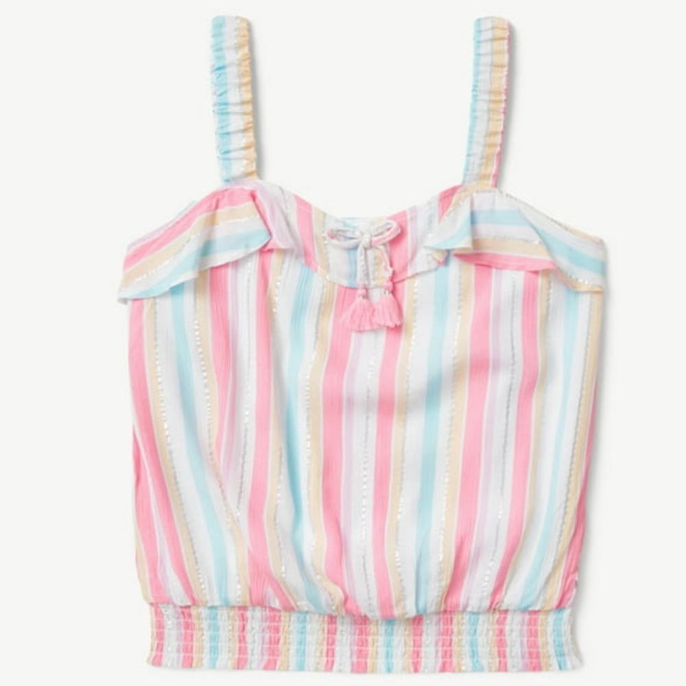 Justice Multicolor Striped Two-Piece Set